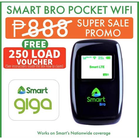 Smart Bro Prepaid LTE Pocket WiFi Evoluzn FX.